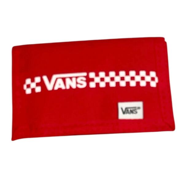 Vans Off The Wall Checker Red Wallet/Bag (NWOT) - Picture 1 of 3